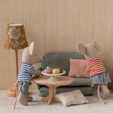 Maileg Oval coffee table, mouse