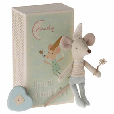 Tooth fairy in a box, boy & metal box