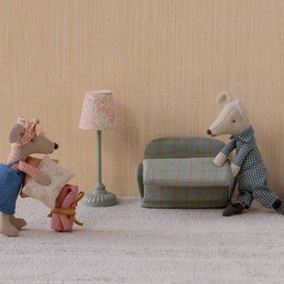 Maileg Floor lamp mint, Mouse