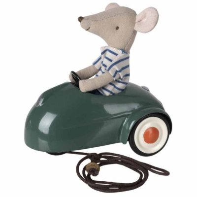Maileg Mouse car, dark green