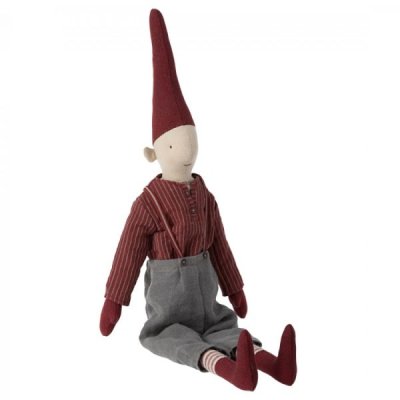 Maileg Pixy Medium boy in overall