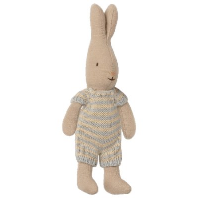 Maileg rabbit micro in light blue suit