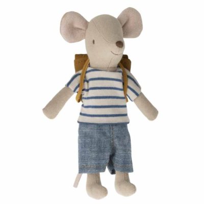 Maileg Tricycle mouse, Big brother with bag