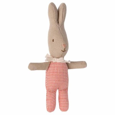 Maileg Rabbit, My - Red check