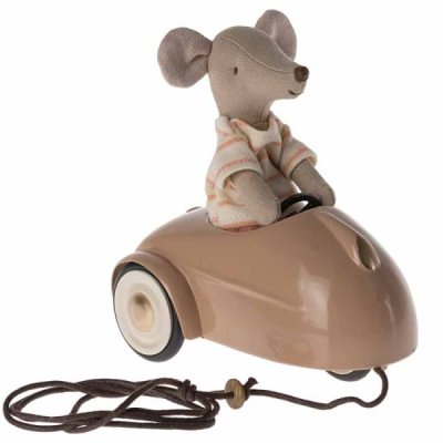 Maileg Mouse car, dark powder