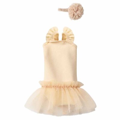 Maileg Ballet suit and skirt cream, Size 1
