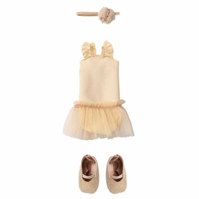 Maileg Ballet suit and skirt cream, Size 2