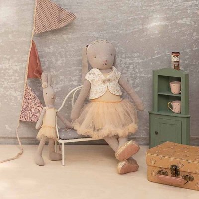 Maileg Bunny, Size 3 - Classic - Ballet suit and skirt cream