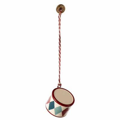 Maileg Ornament Drum classic red