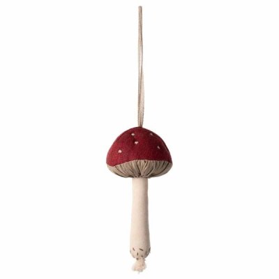 Maileg ornament mushroom, red