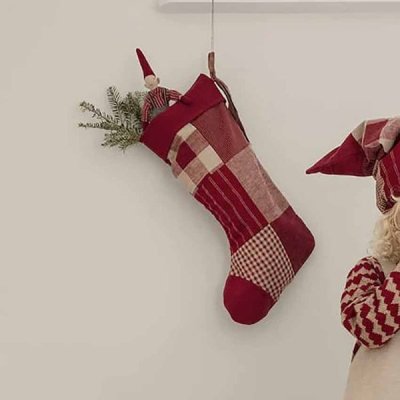 Maileg Christmas stocking - Check