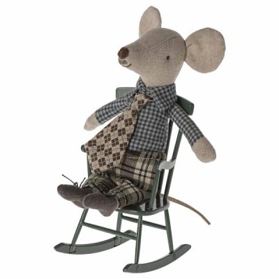 Maileg Rocking chair dark green