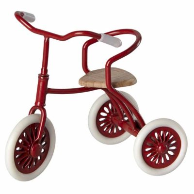 Maileg Abri à tricycle, Mouse - Red