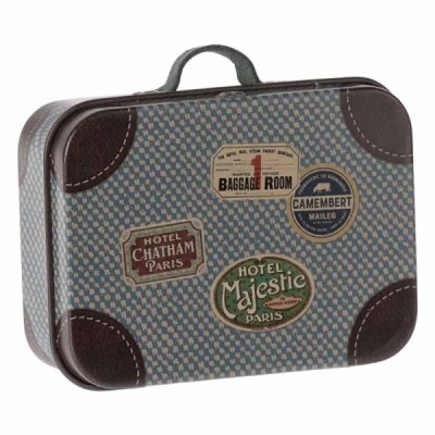 Maileg suitcase Travel Micro blue