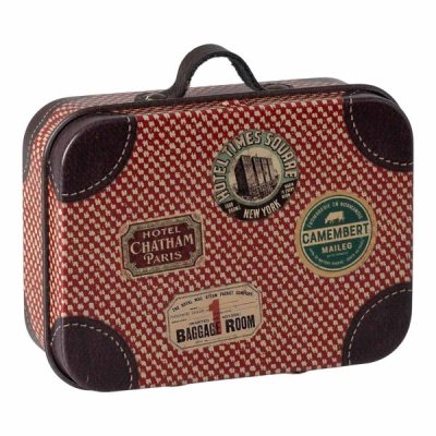 Maileg suitcase Travel Micro red