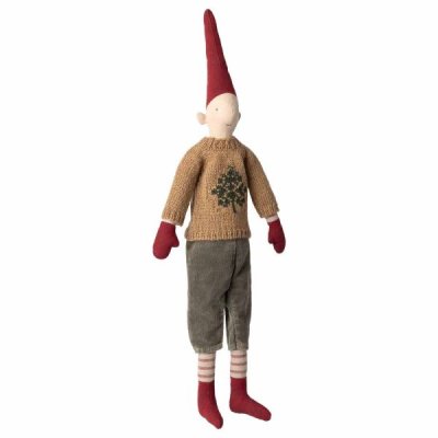 Maileg Pixy size 3 - Boy - Pants and knitted sweater