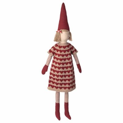 Maileg Pixy size 5 - Girl - Knitted dress