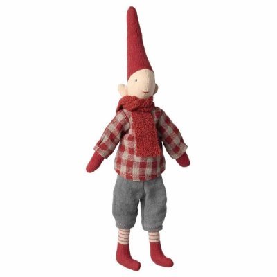 Pixy size 1 - Boy - Red checkered shirt