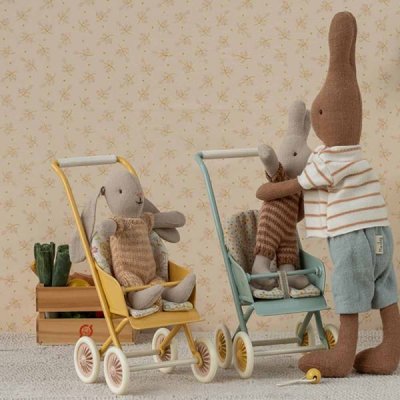 Maileg stroller micro yellow