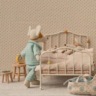 Maileg Vintage bed, Mouse - Off white