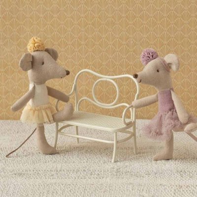 Maileg mouse little sister Ballerina off white