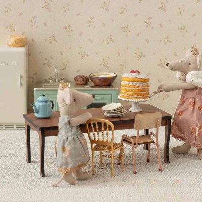 Maileg Long dining table, mouse