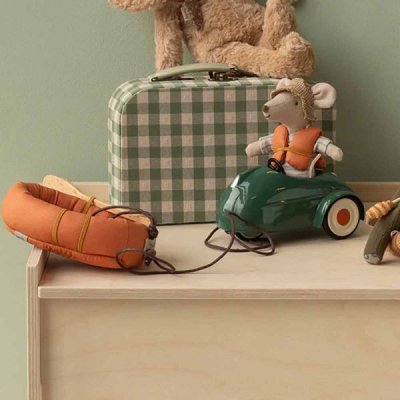 Maileg Mouse car, dark green