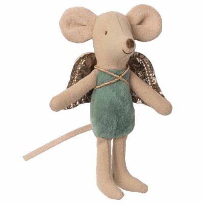 Maileg mouse fairy, little sister turquoise