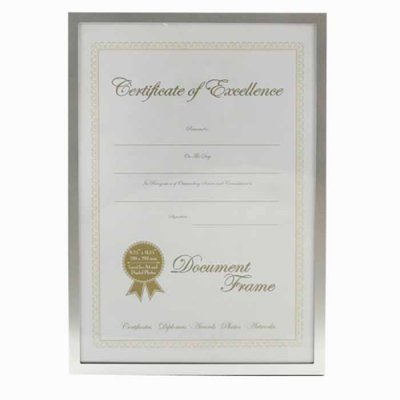 Picture frame for Certificate A4