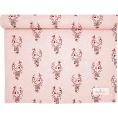 GreenGate Dina table runner pale pink