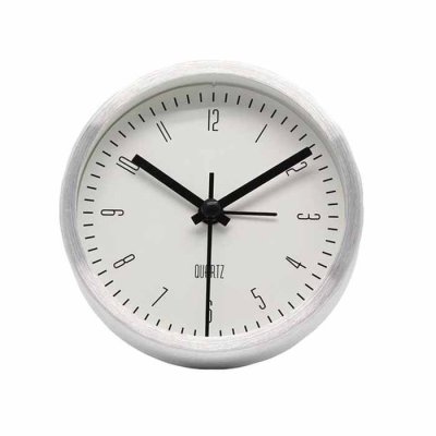 Alarm clock white/silver