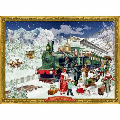 Christmas calendar Train