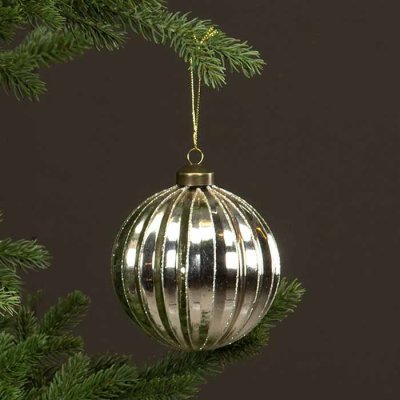 Christmas ornament Silver 8 cm