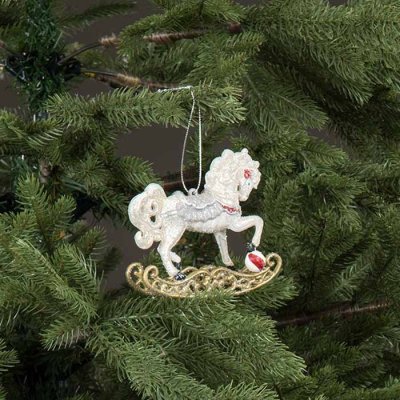 Christmas ornament rocking horse