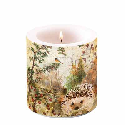Candle Autumn Hedgehog  10 cm