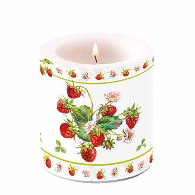 Candle Fresh Strawberries  10 cm