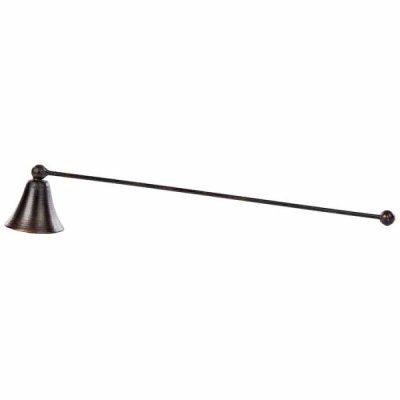Candle snuffer antique brown