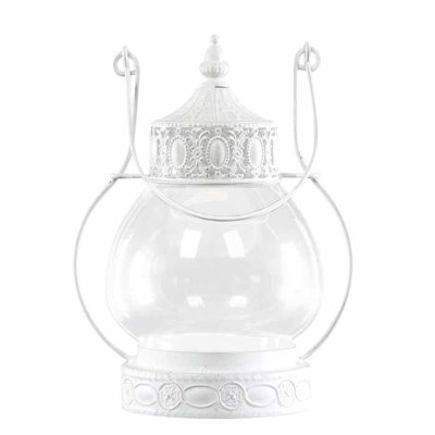 Lantern Victoria white 25 cm