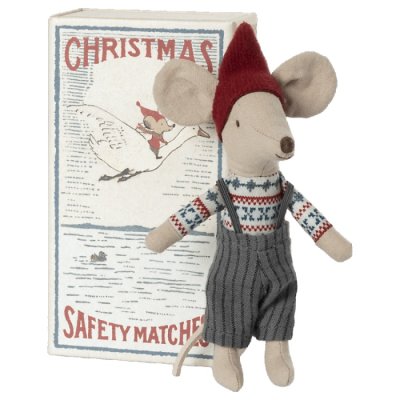 Maileg Christmas mouse in box, Big brother