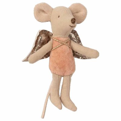 Maileg mouse fairy, little sister pale pink