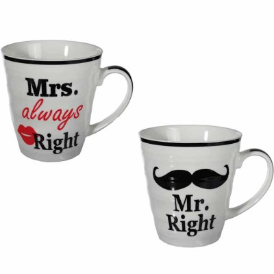 Gift ser Mrs & Mr mugs