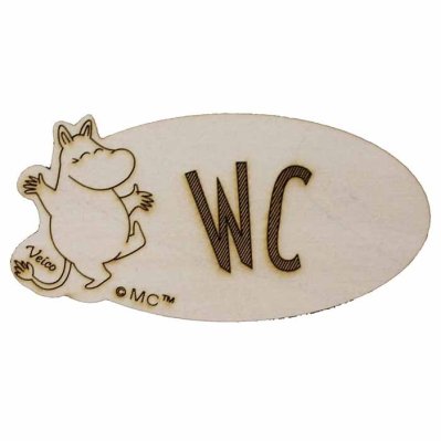 WC-Sign Moomintroll