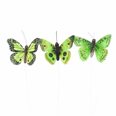 Butterfly ornament green