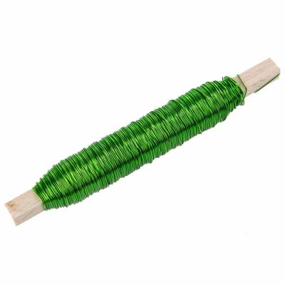 Iron wire 50 m, lime green