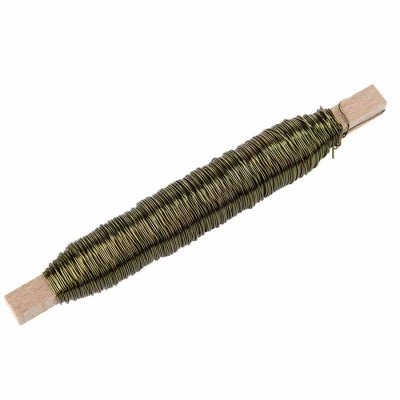 Iron wire 50 m, olive