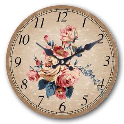 Wall clock 29 cm Spring bloom
