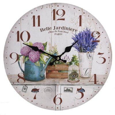 Wall clock 34 cm Belle Jardiniere