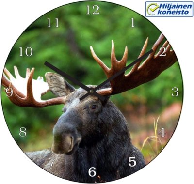 Wall clock 30 cm Moose