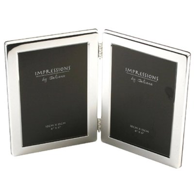 Picture frame Silver double 10x15 picture