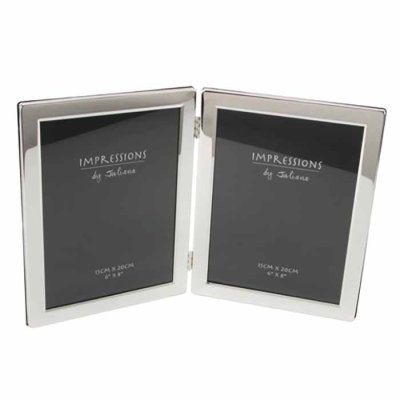 Picture frame Silver double 15x20 picture